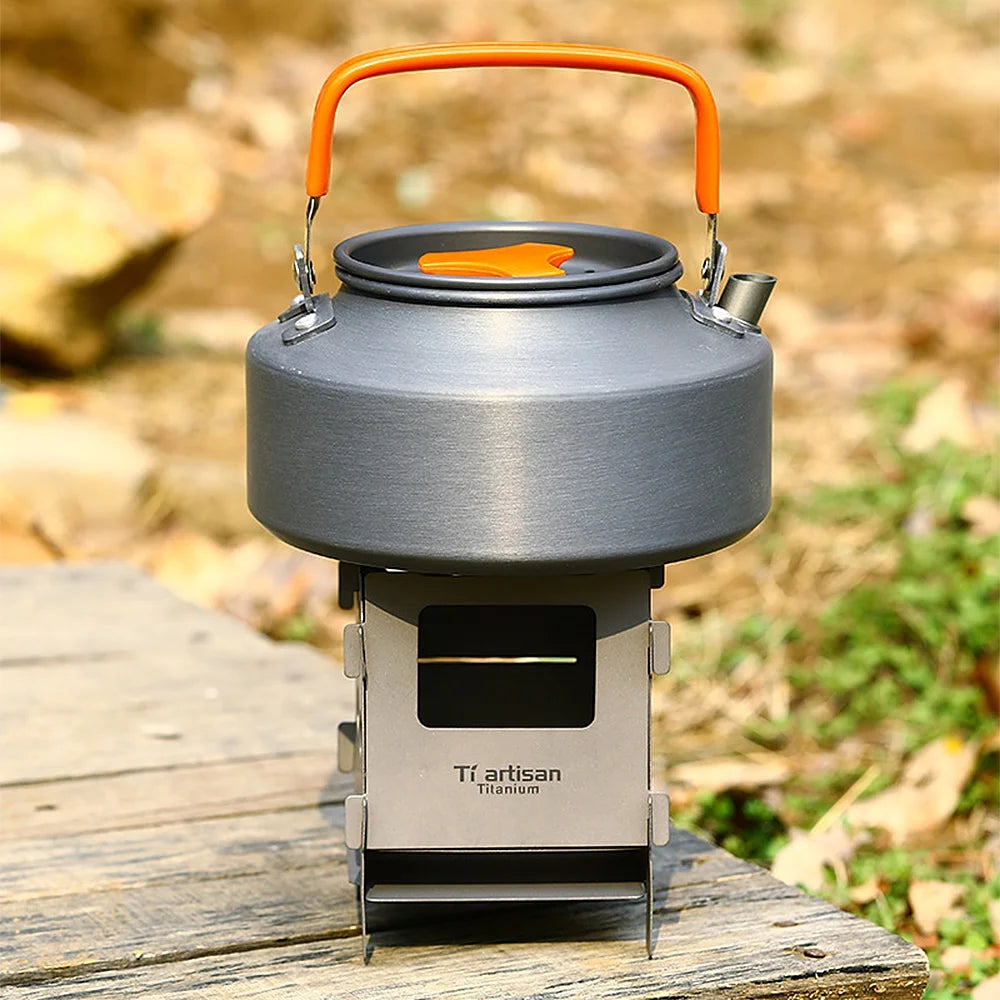 Titanium Wood Burning Pocket Camping Stove D249910