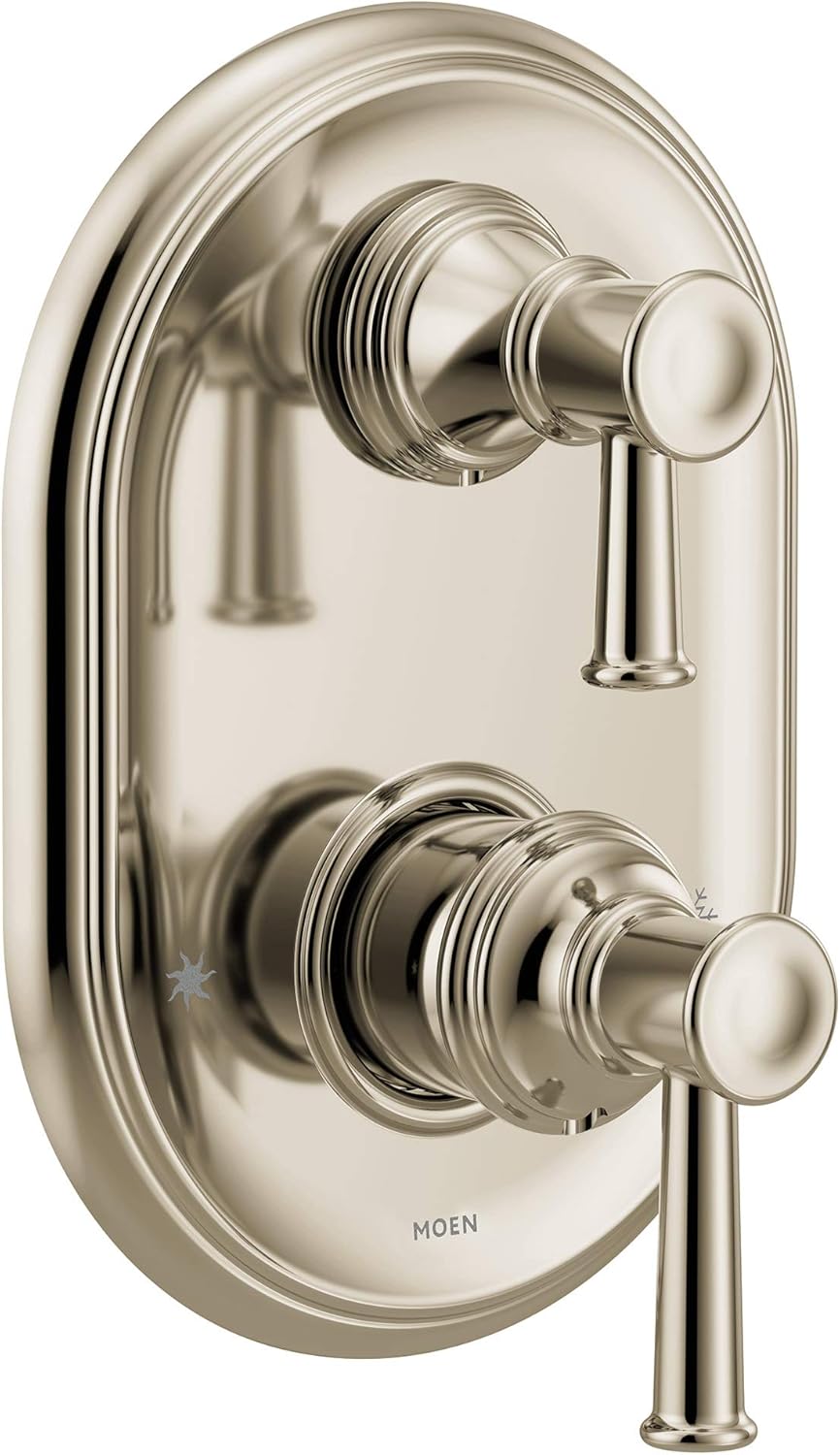 Polished Nickel 2-Handle Shower Trim with Integrated Transfer Z809