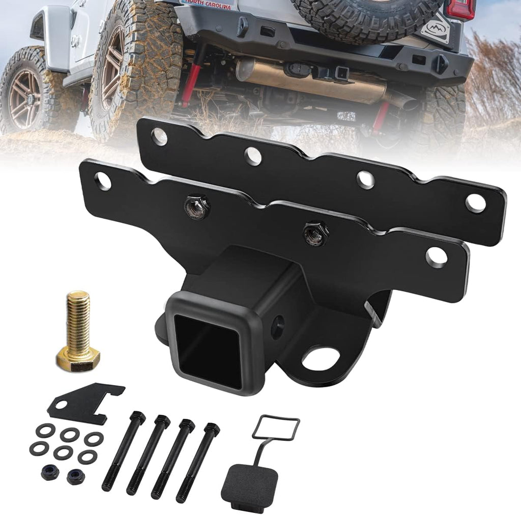 2 Inch Rear Bumper Towing Hitch Receiver Kit Pack of 2 O27629