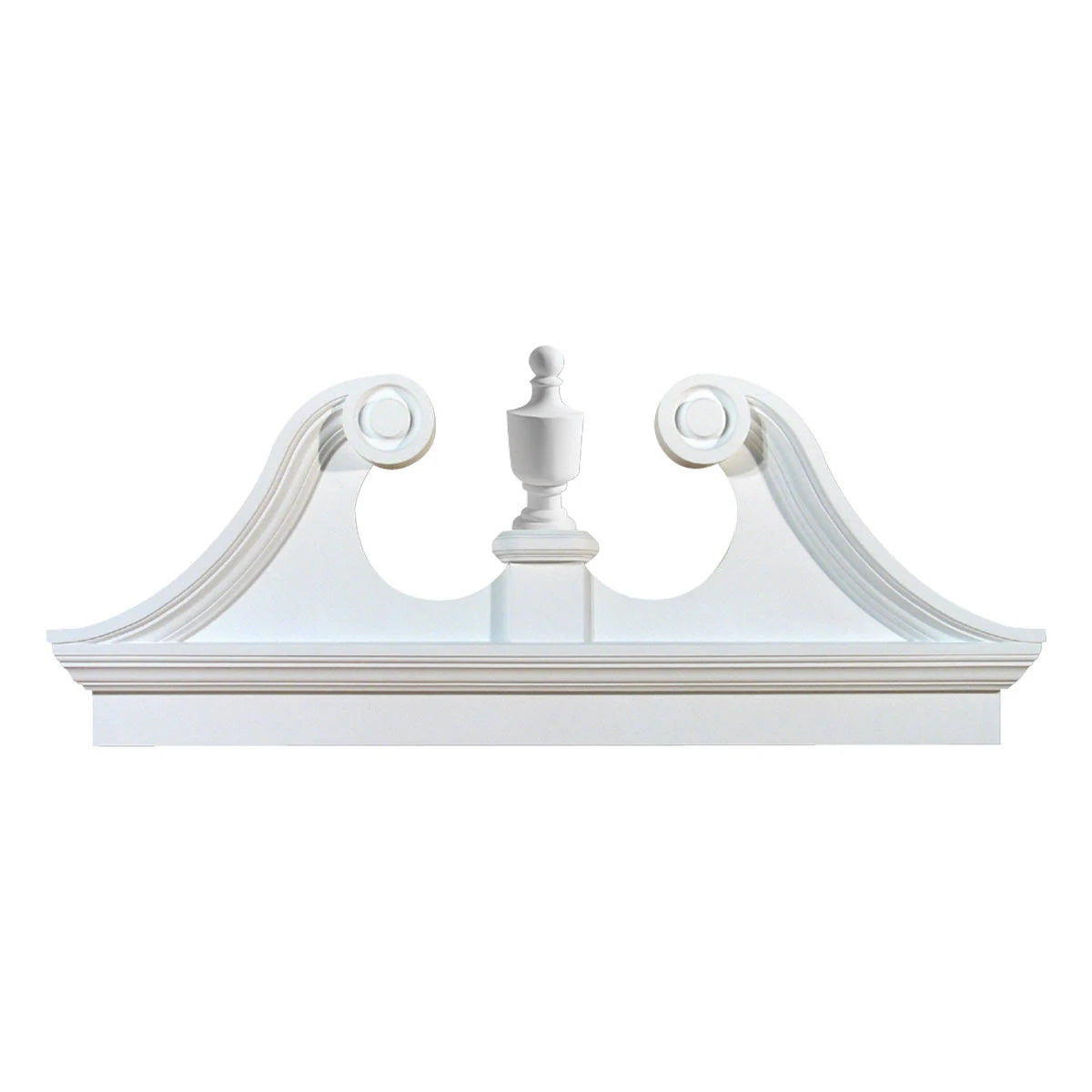 Combination Rams Head Pediment A343