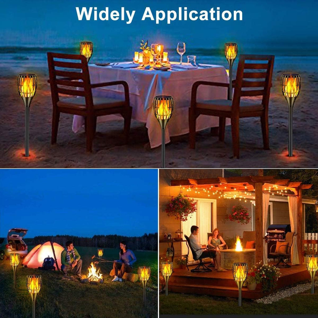Solar Torch Lights with Flickering Flames N1491