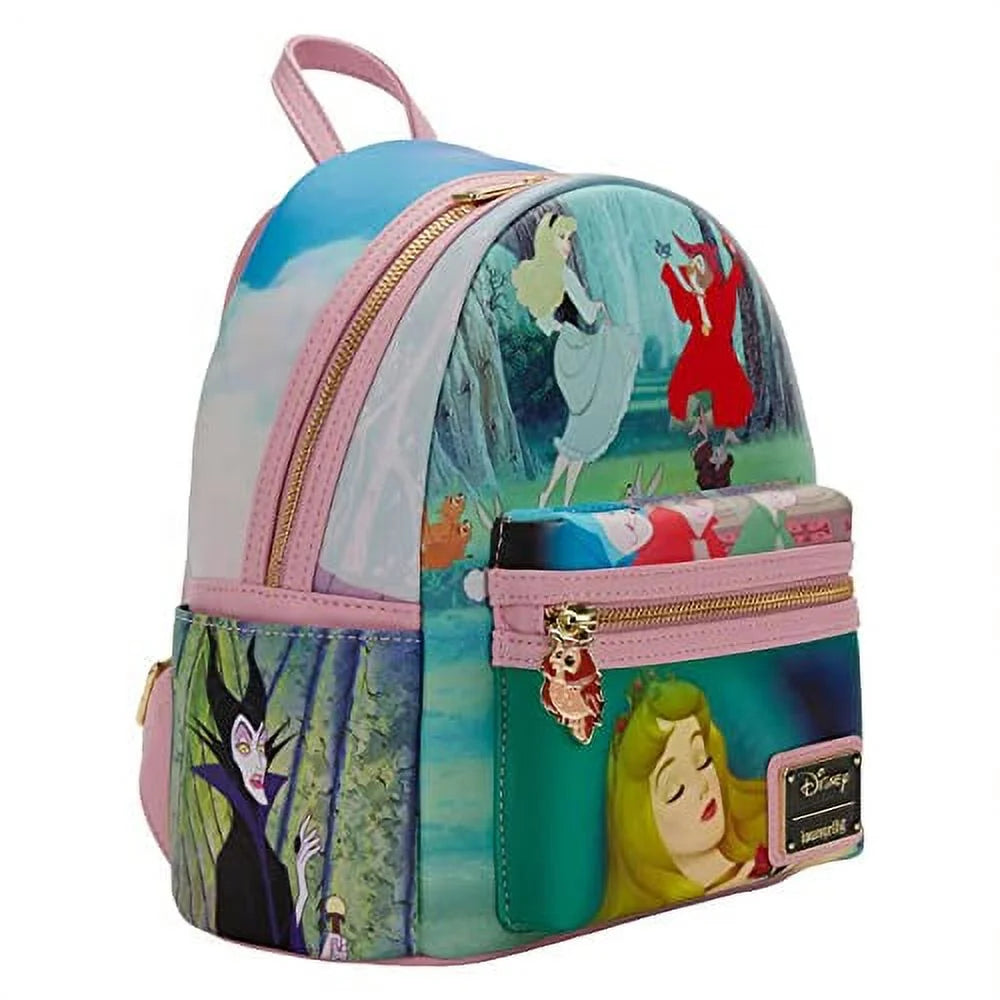 Disney Sleeping Beauty Double Strap Shoulder Bag Purse D740459