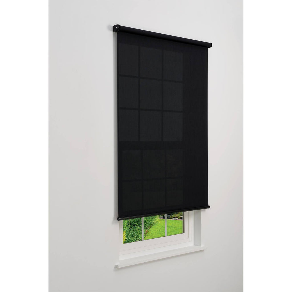 Cordless Solar Screen Roller Shade, Shadow 57 W x 78 H A945800