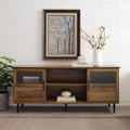 Reclaimed Barnwood 2-Door TV Console C7971