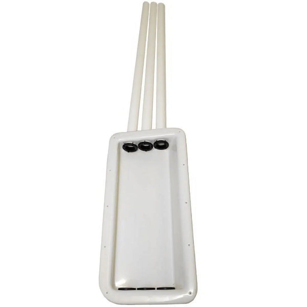 75 x 14 5/8 x 6 1/8 Inch White Boat Rod Holder Box N4170