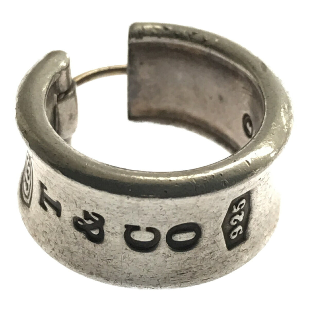 Silver 925 Wide Hoop Earrings G956679