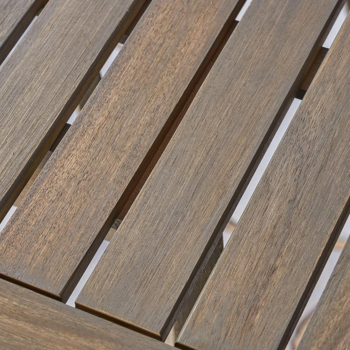 Gray Acacia Wood Square Dining Table O87910