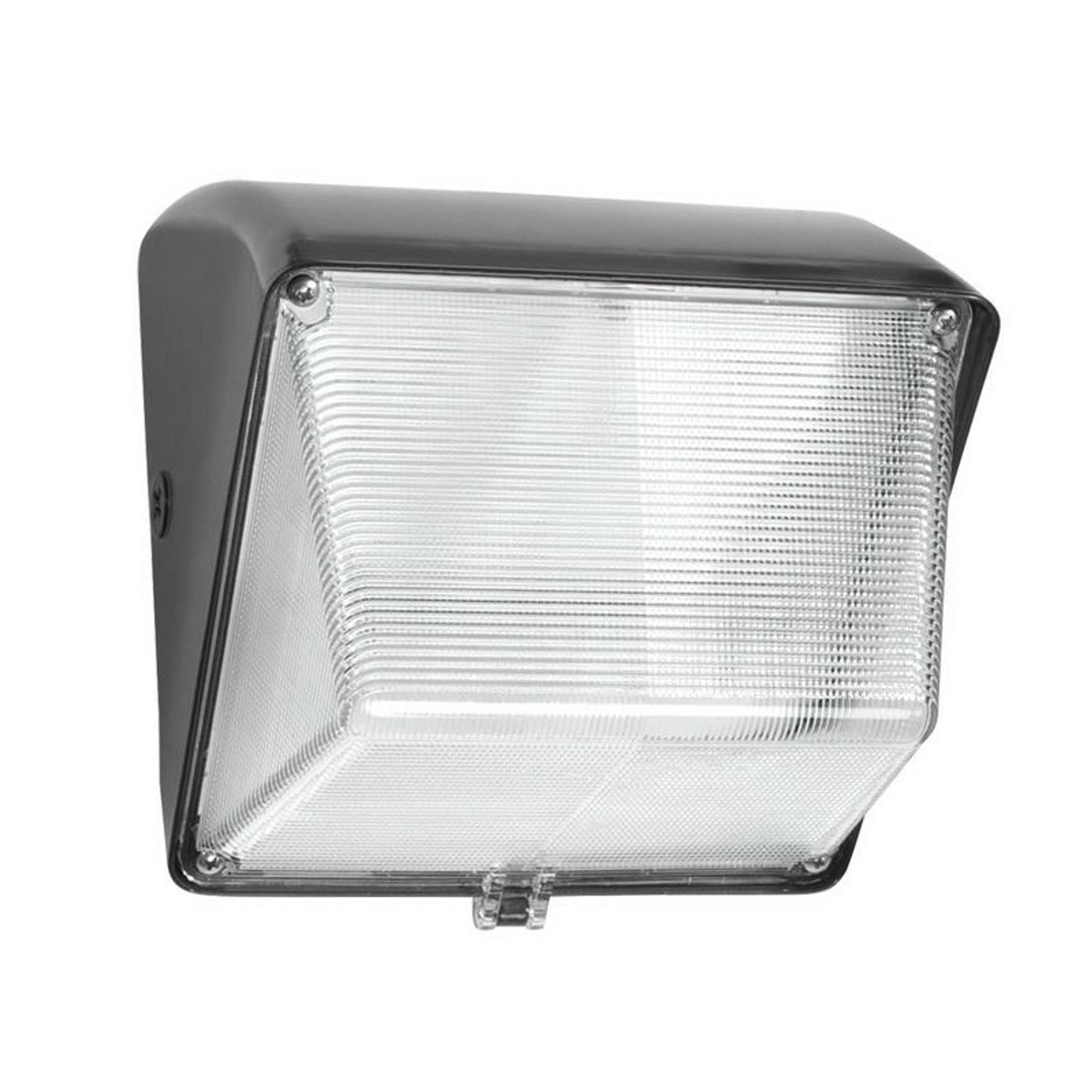 Bronze Wallpack 30W Cool LED 277V Photocell with Polycarb Lens C72478