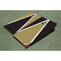 Gold and Black Triangle Cornhole Board U468533