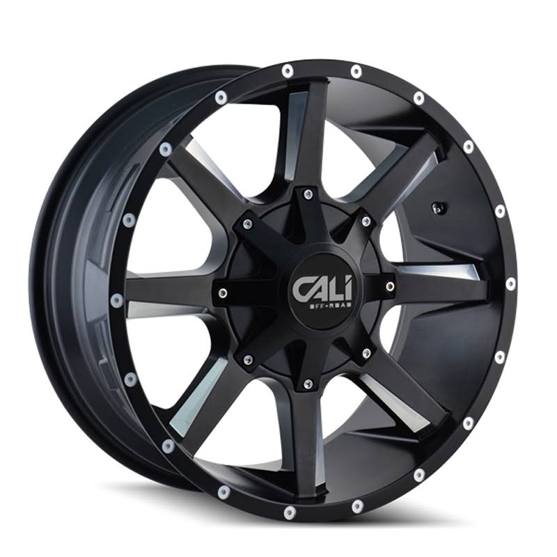 Satin Black 22x12 6x135 6x139.7 -44mm 108.0mm Wheel R1215