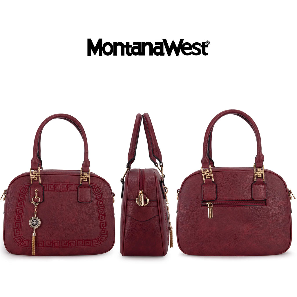 Small Top Handle Purse Crossbody Satchel Handbag Barrel Bag V326