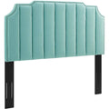 Mint Performance Velvet King/California King Headboard U95044