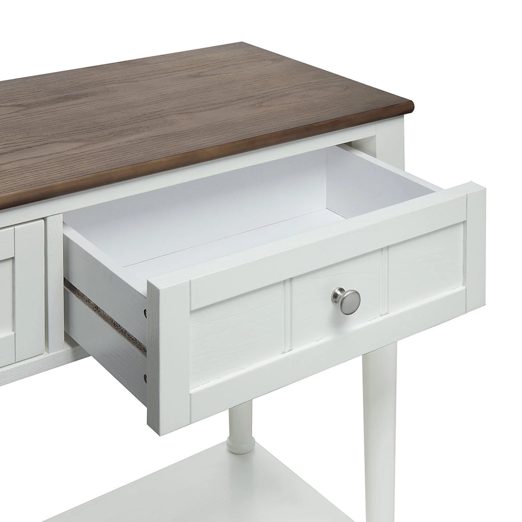 French Country Two Drawer Hall Table K1724