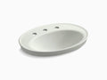 Drop-in Bathroom Sink with Widespread Faucet Holes I19006