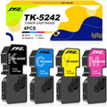 Compatible TK5242 Toner Cartridge 4 Pack (Black Cyan Yellow Magenta) P280211