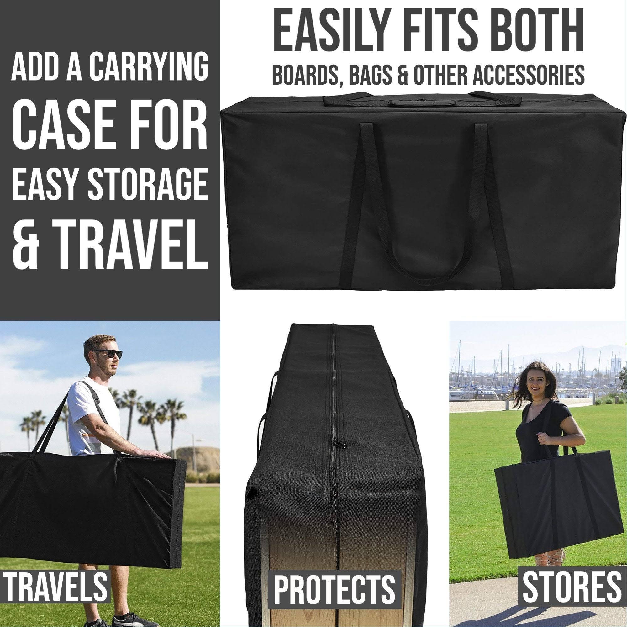 Black Marble Cornhole Set 2x3 Boards B138700
