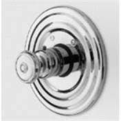 Gloss Black Thermostatic Trim Plate with Handle R72105
