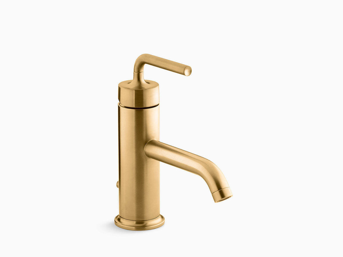 Single-Handle Bathroom Sink Faucet with Straight Lever Handle N702