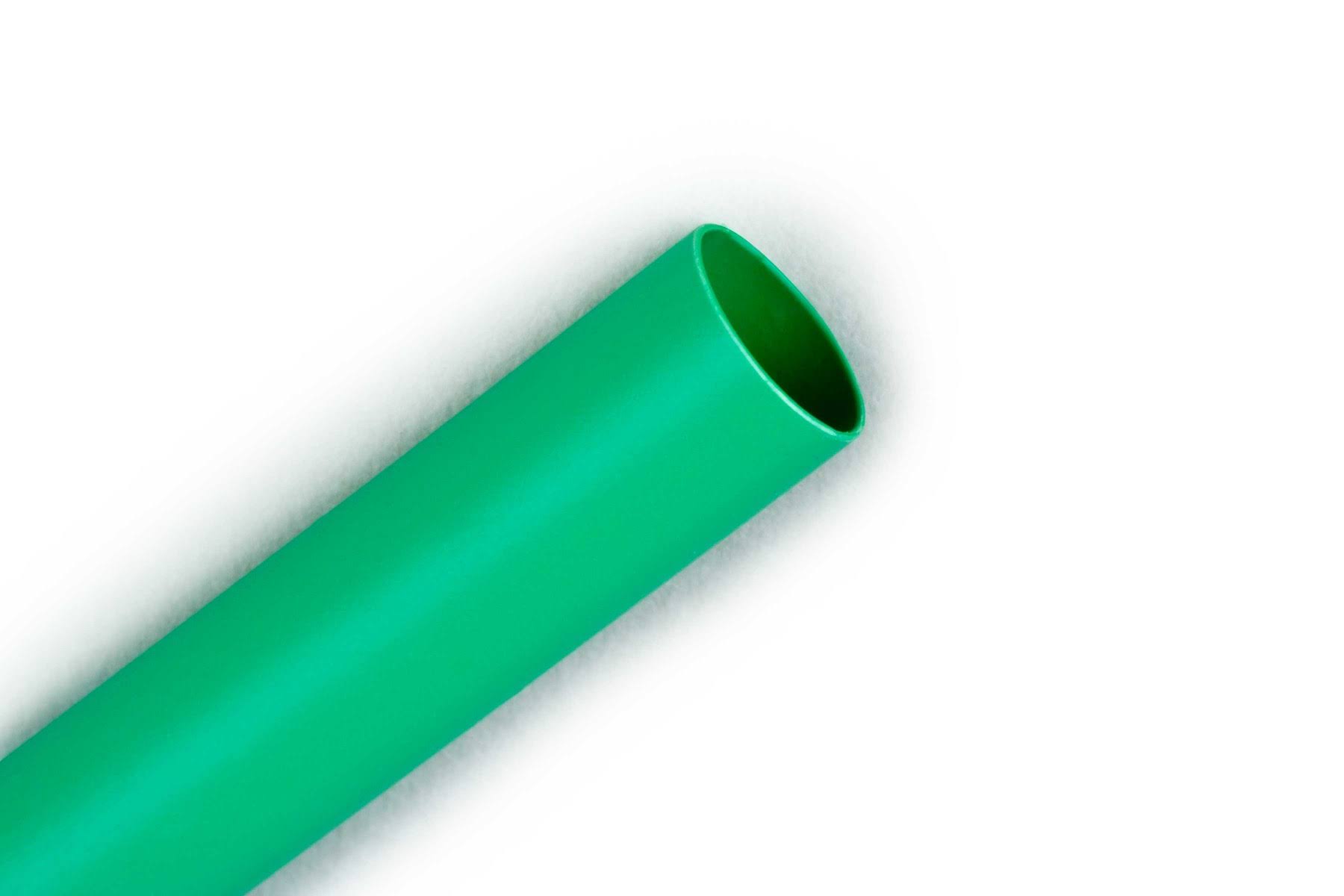 3/16 in 48 in Green Heat Shrink Tubing, 250 Pcs O813