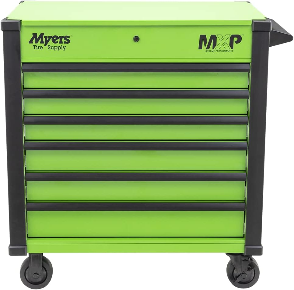 5 Drawer Rolling Tool Chest with Top Storage Compartment F66045
