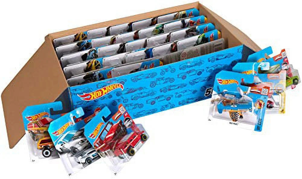50 Pieces Hot Wheels Car Vehicle Playset M67291