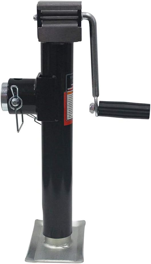 Stainless Steel Swivel Trailer Jack, 2000 lbs, 15 Inches, Pack of 2 M9687