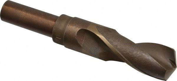 1-1/16x22 Cobalt Drill Bit, 135° Point, Bright Finish, Straight Shank Q7431
