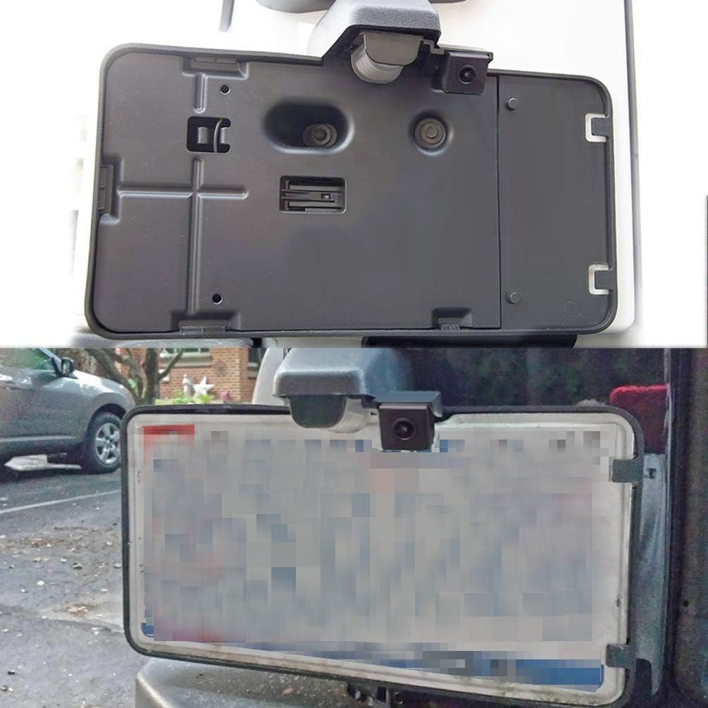 Rear License Plate Holder Frame Bracket & Backup Rear View Reverse Camera D1139