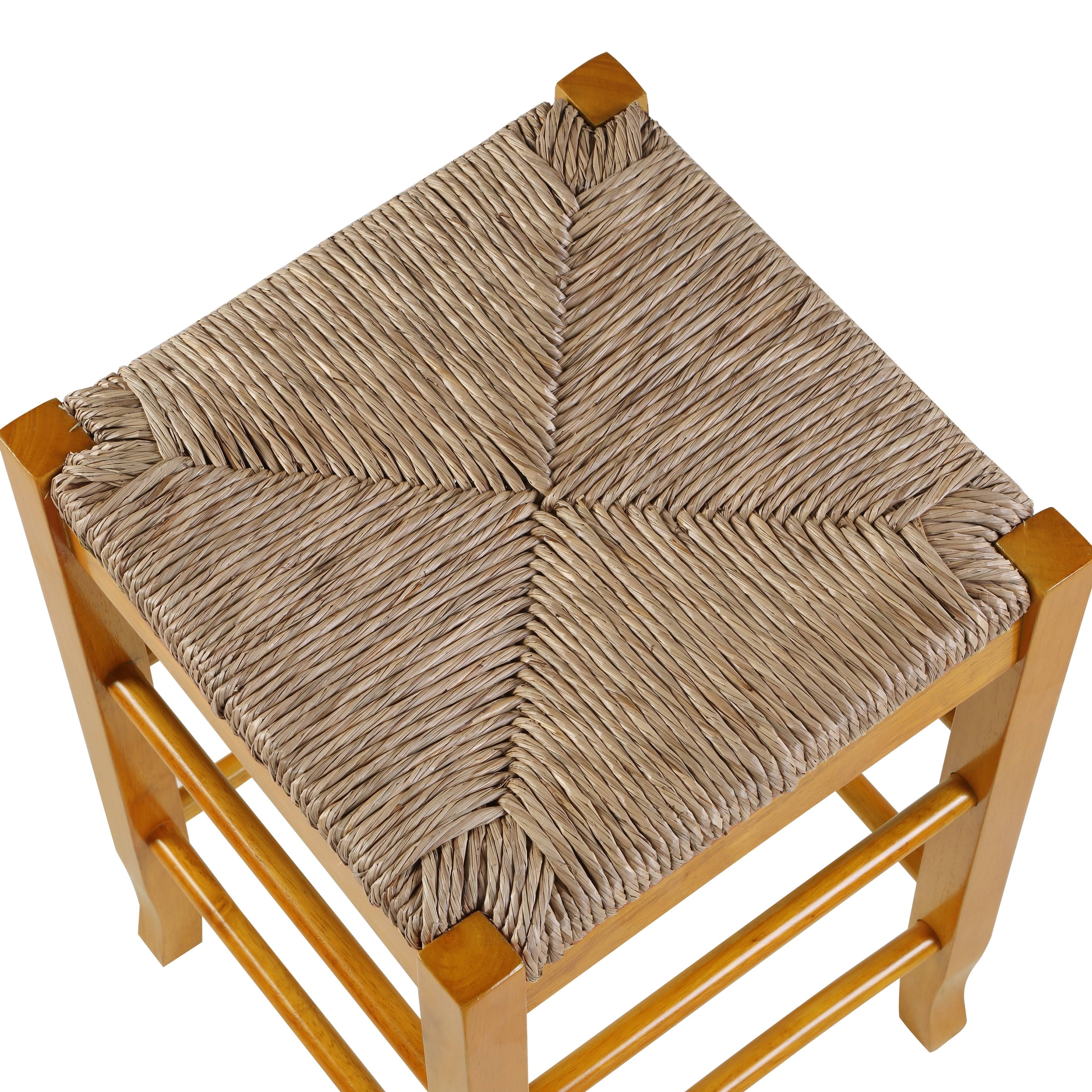 Square Counter Stool Cappuccino G37348