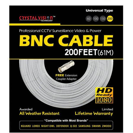 1080p HD BNC Video Power Extension Cable for CCTV E547