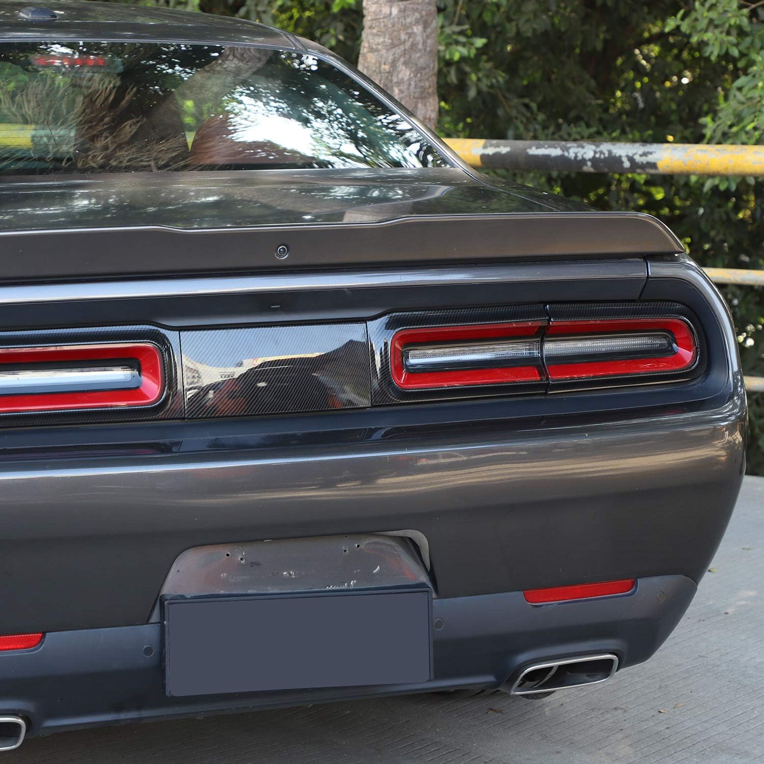 Carbon Fiber Grain Taillight Cover Trim Accessories A67593