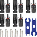 20 Pairs Male Female Solar Panel Connectors Kit with Tools, IP67 Waterproof, 30A 1000V DC Q5786