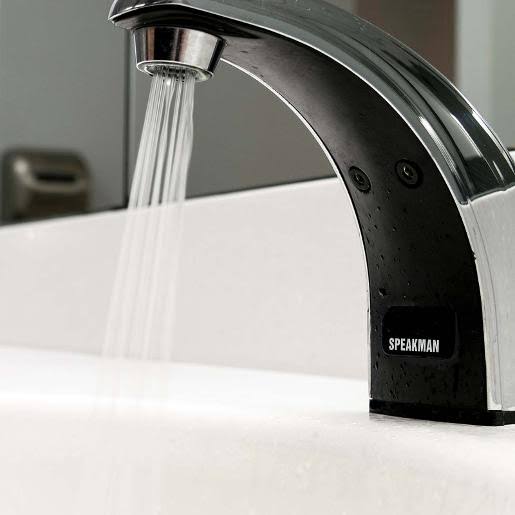 Chrome Single Hole Electronic Bathroom Faucet N320817
