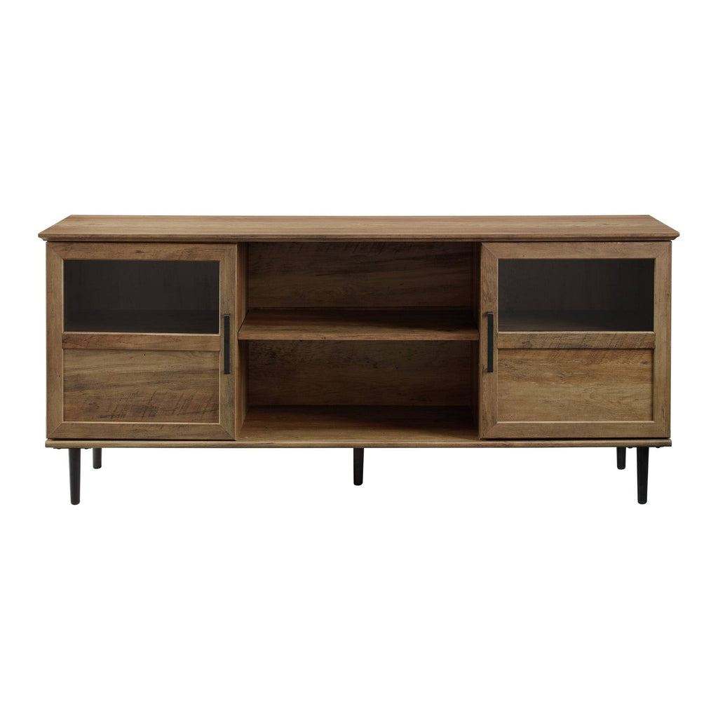 Reclaimed Barnwood 2-Door TV Console C7971