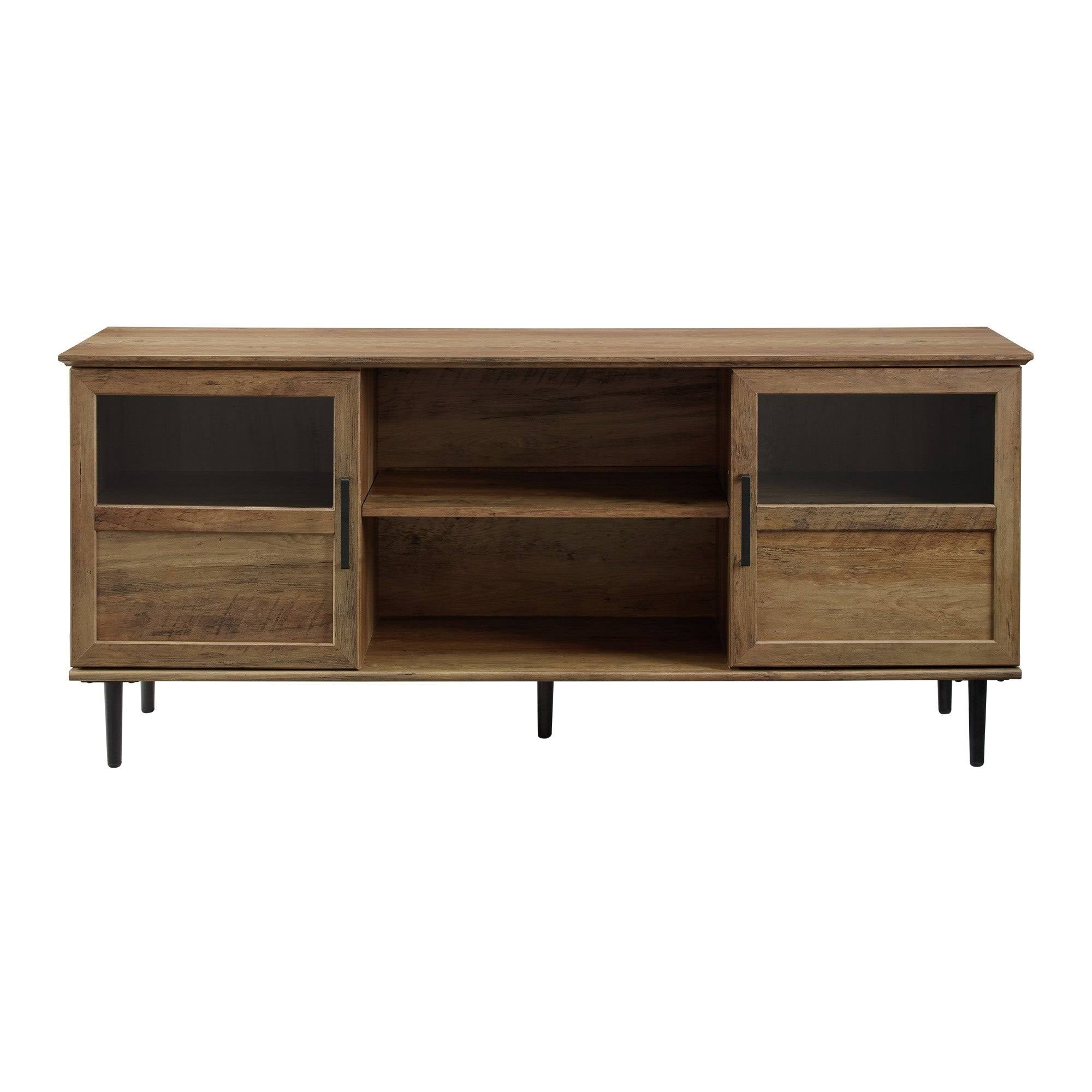 Reclaimed Barnwood 2-Door TV Console C7971