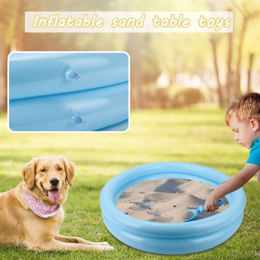 Portable PVC Inflatable Sandbox Tray Table Toys N2372