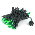100 Light LED Christmas Mini Light Set, Warm White, Black Wire Q87926