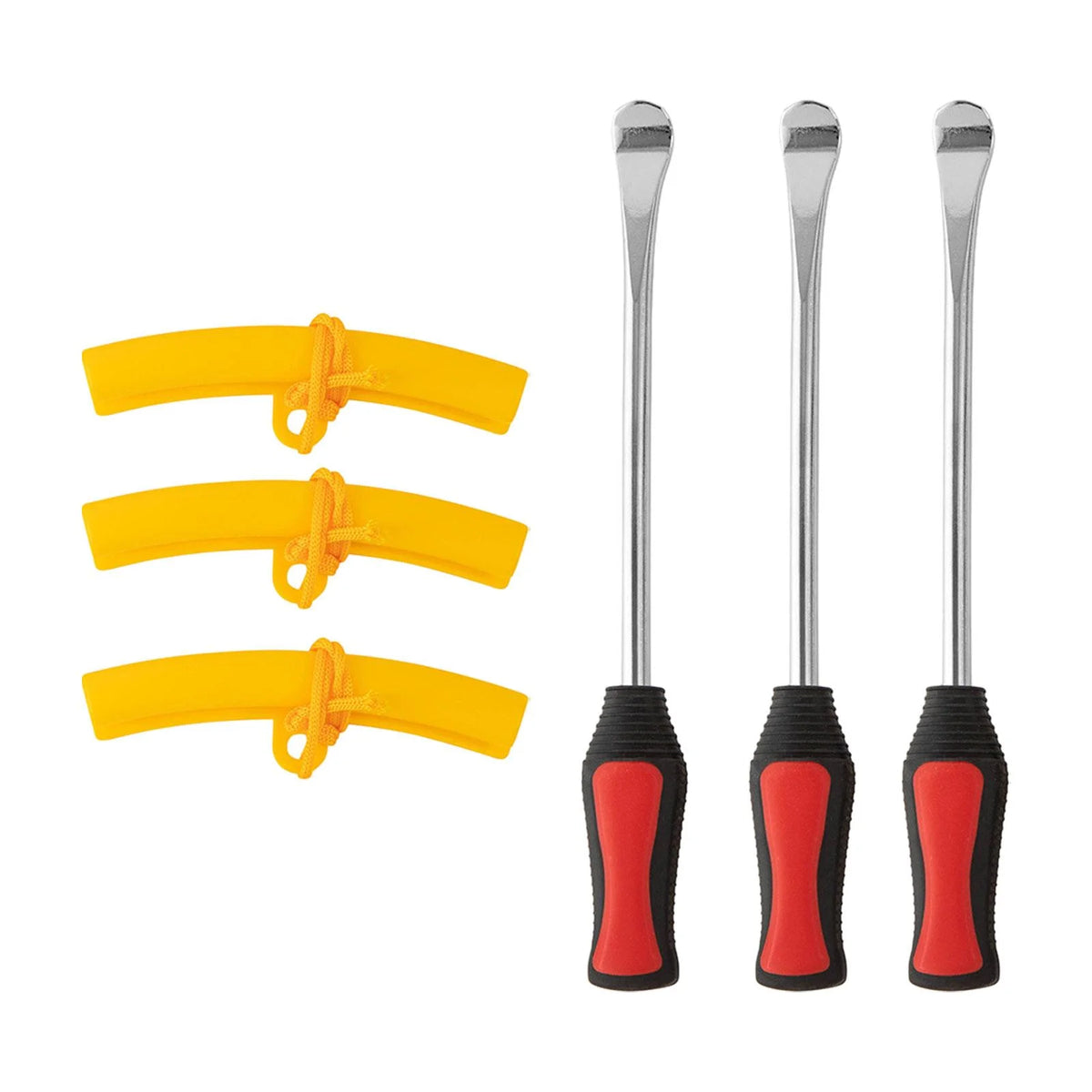 Yellow 3Pcs Tire Spoon Lever Repair Tool P311