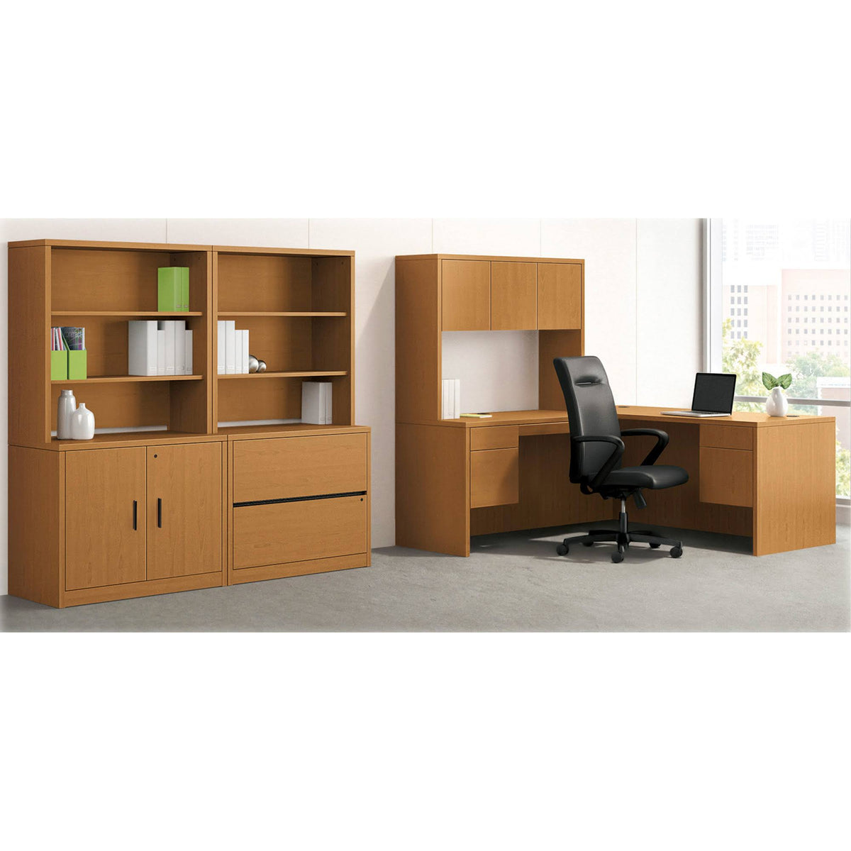 Laminate Bookcase Five-Shelf S470068