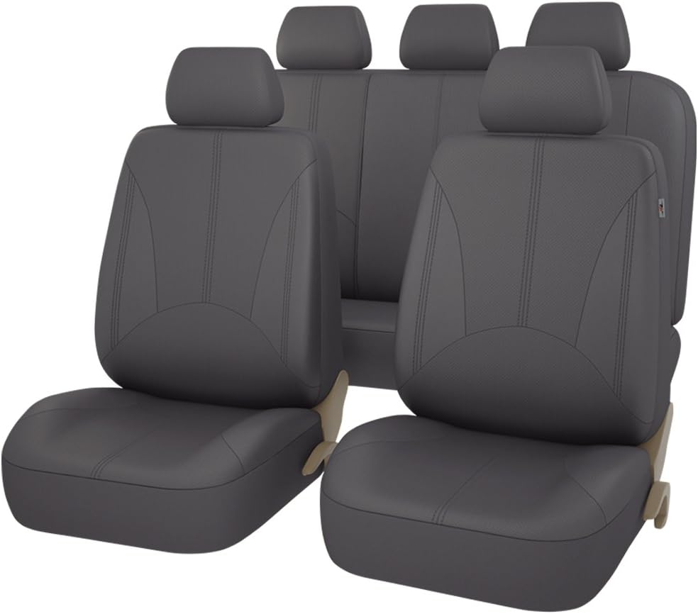 2 Pc PU Leather Car Seat Covers N517009