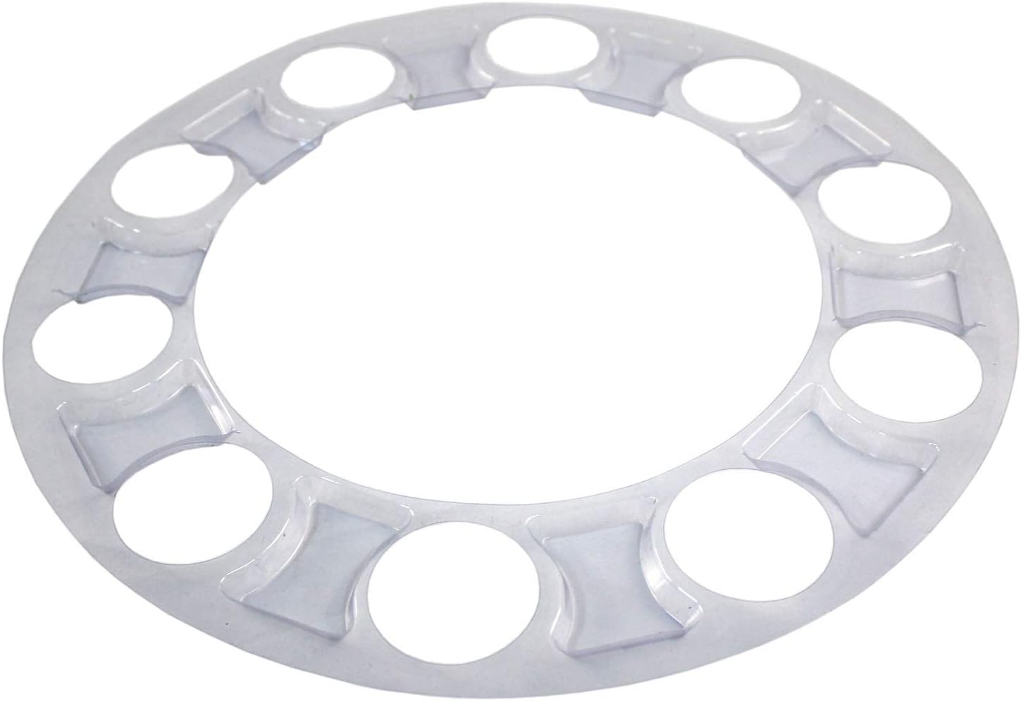 Chrome ABS 33 mm Thread-On Dome Axle Cover Combo Kit with Removable Hub Caps and Lug Nut Covers G875388