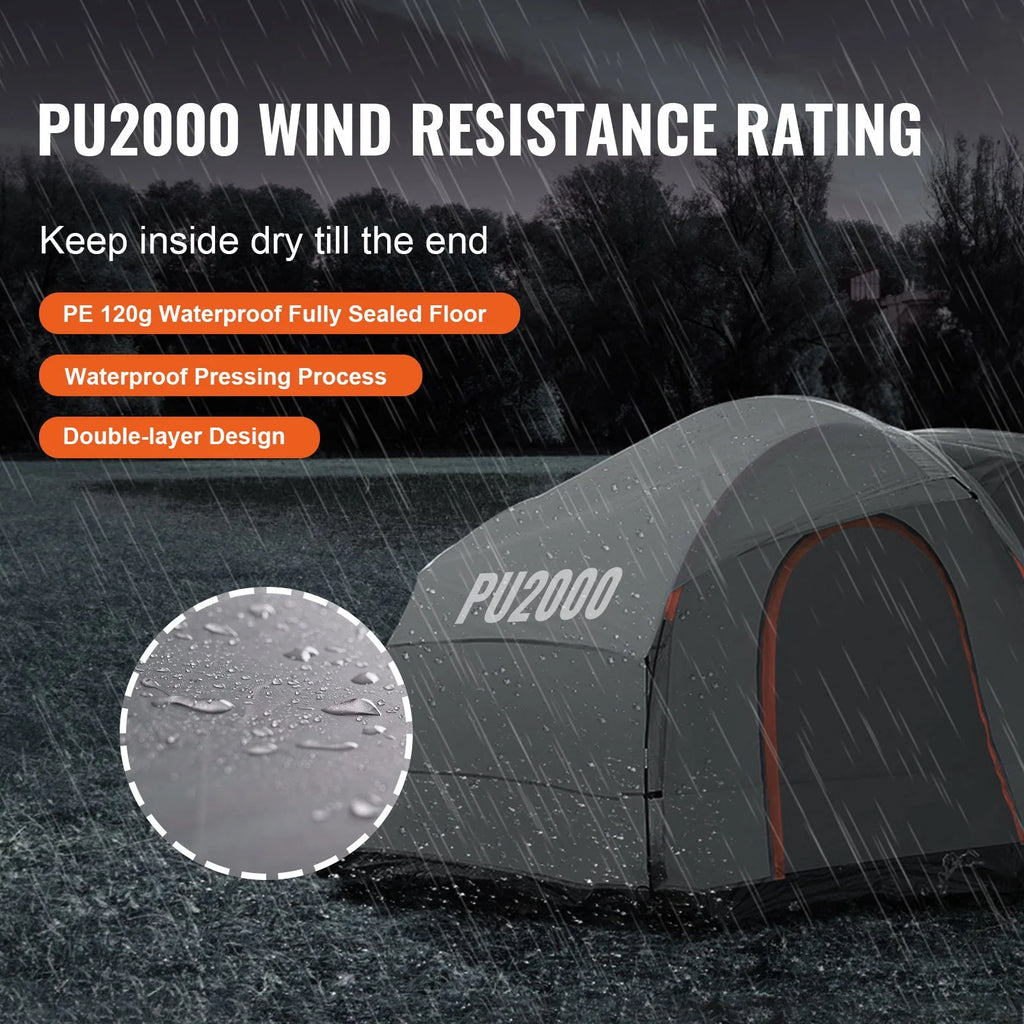SUV Camping Tent Attachment with Rain Layer I822759