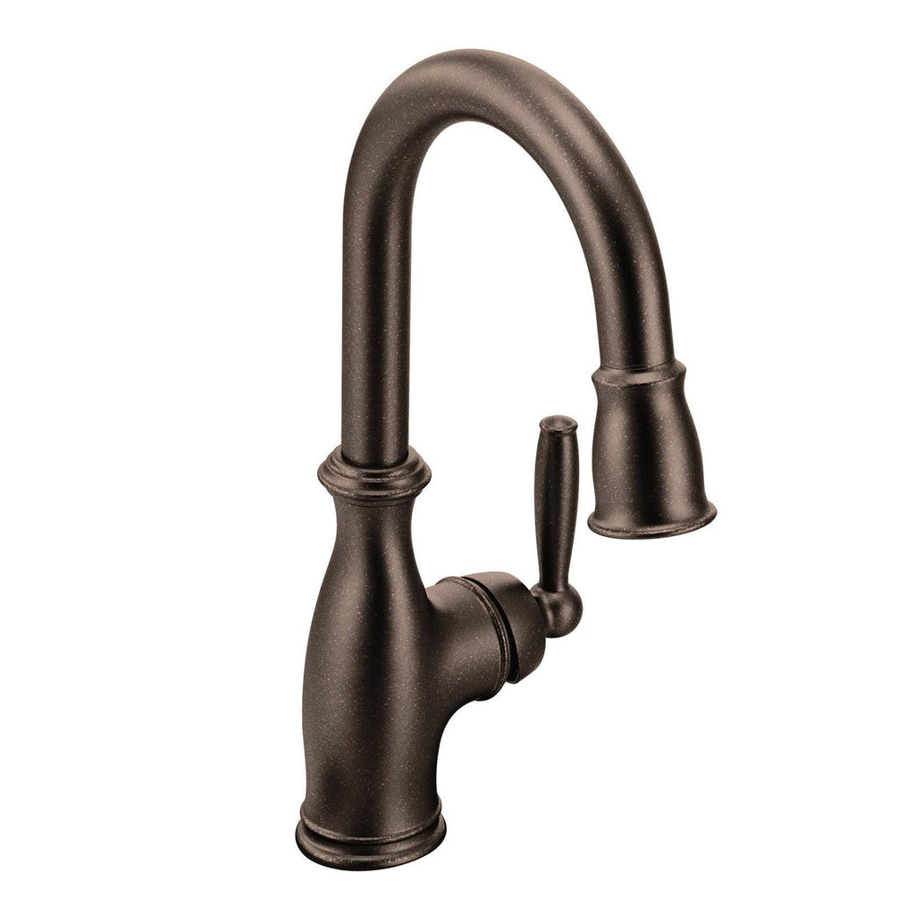 Oil Rubbed Bronze One-Handle Pulldown Bar Faucet I97316