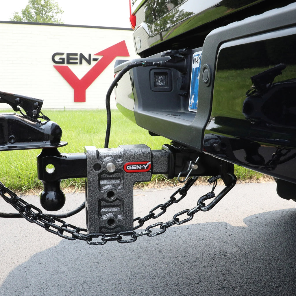 12.5" Drop Hitch with Dual-Ball and Pintle Lock for 2" Receiver U431