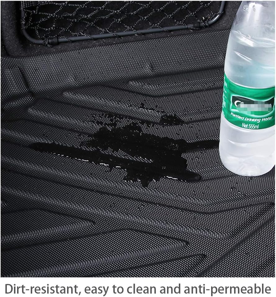 Black Pack of 2 Heavy Duty Rubber Trunk Liner Tray B476