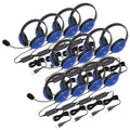 Blue Over-Ear Headset Pack of 2 C408