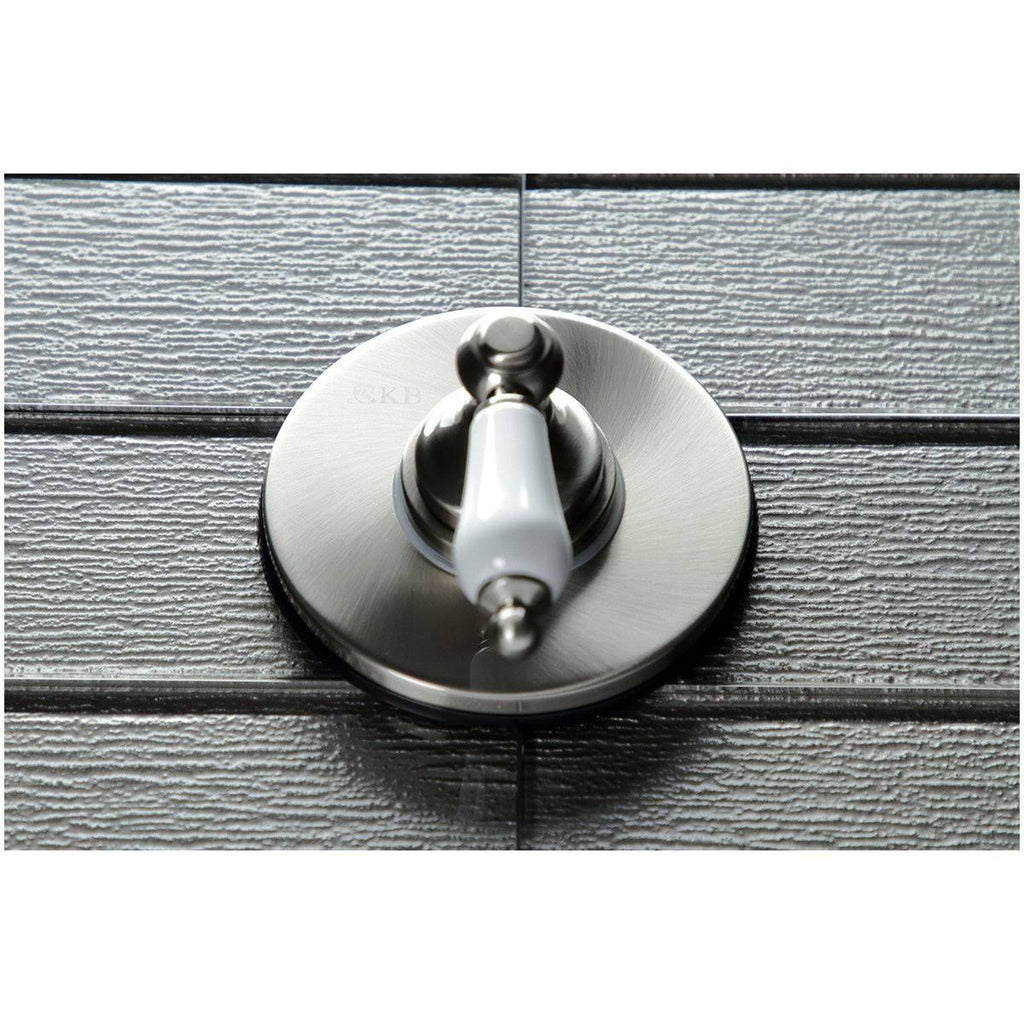 Polished Brass Three-Way Diverter Valve with Trim Kit J435356