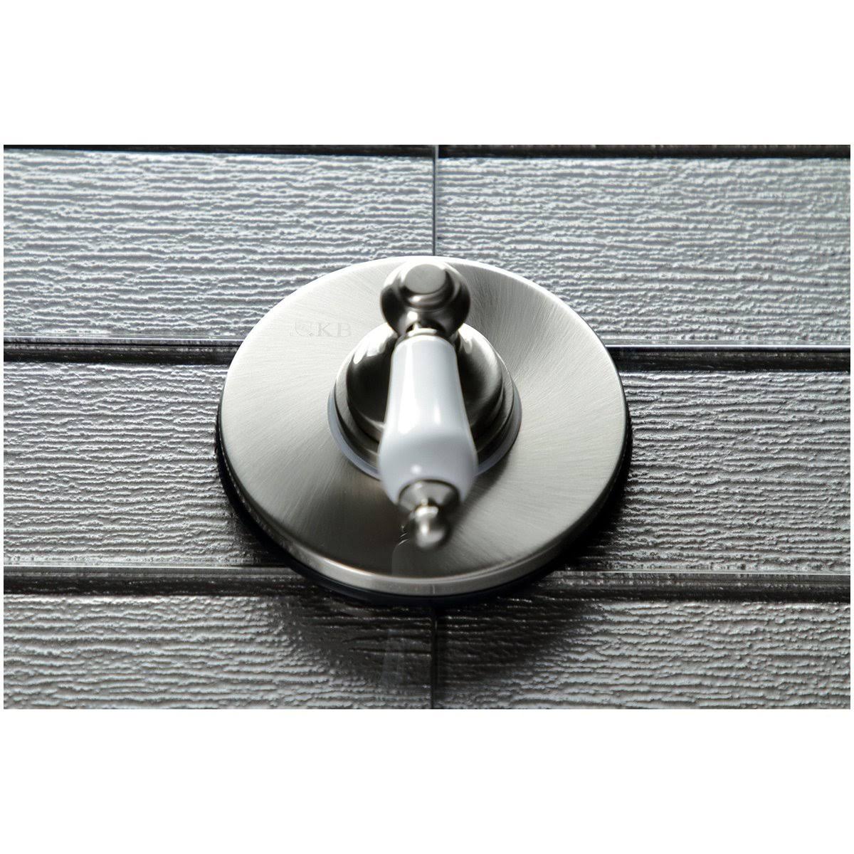 Polished Brass Three-Way Diverter Valve with Trim Kit J435356
