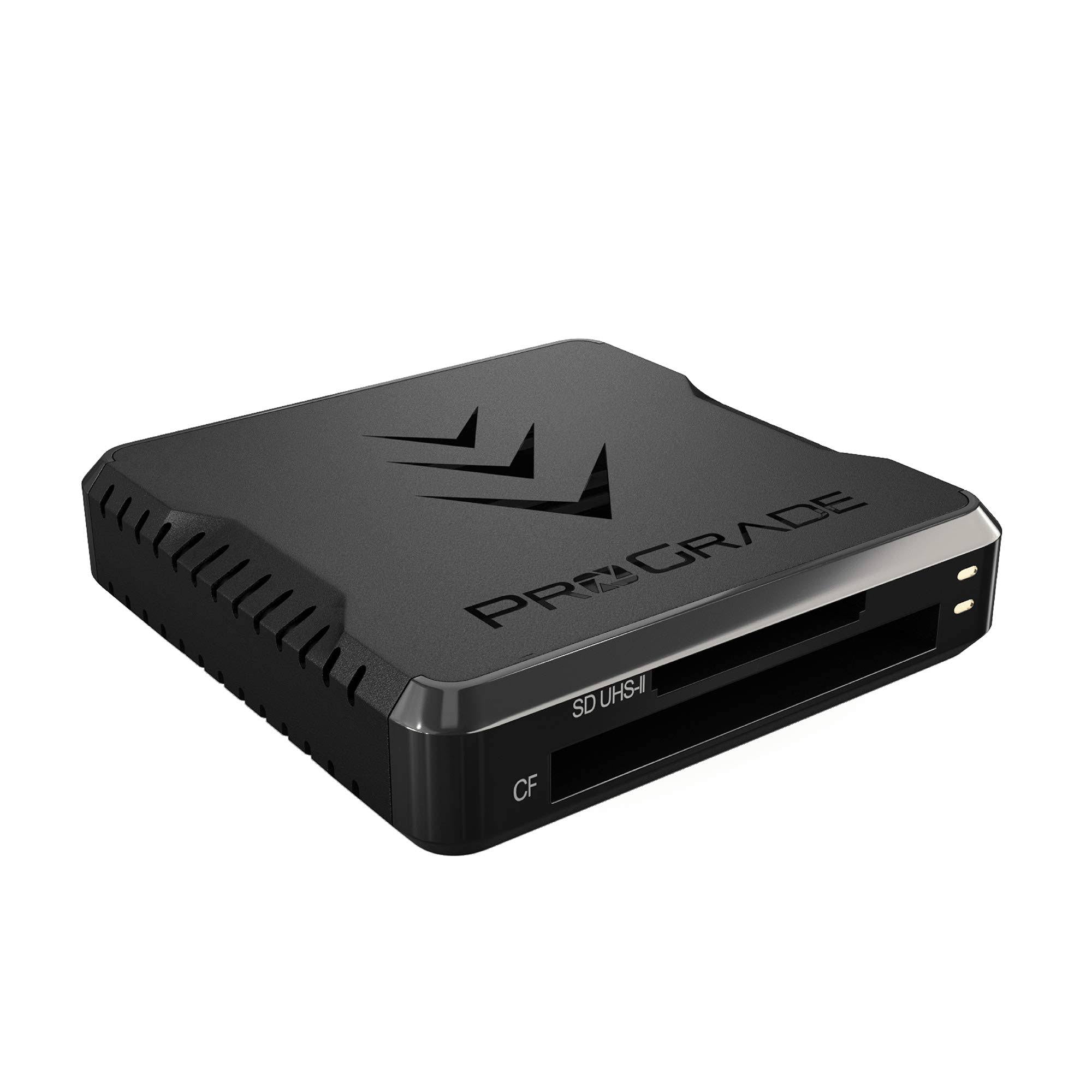 Dual-Slot Compact Flash & UHS-II SDXC USB 3.1 Gen 2 Type-C Card Reader L59692