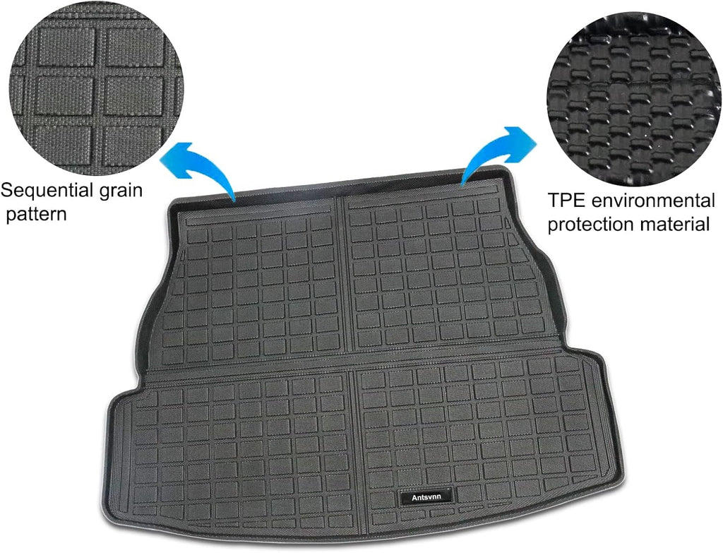 Black Rear Trunk Mats Pack of 2 Z529950